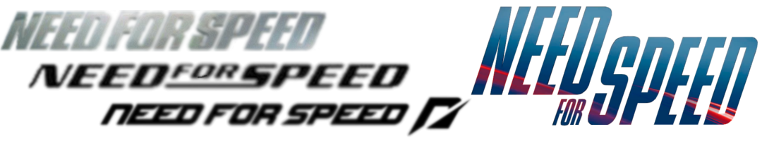 Need for Speed logos throughout the years